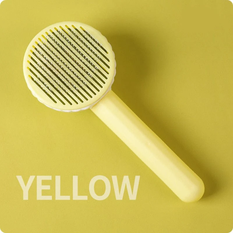Pet Hair Removal Comb Cat Brush Self Cleaning Slicker Brush for Cats Dogs Hair Remover Scraper Pet Grooming Tool Cat Accessories - Image 9