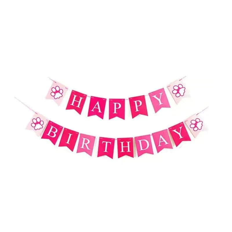 Pet Party Decoration Set Dog Birthday - Image 6