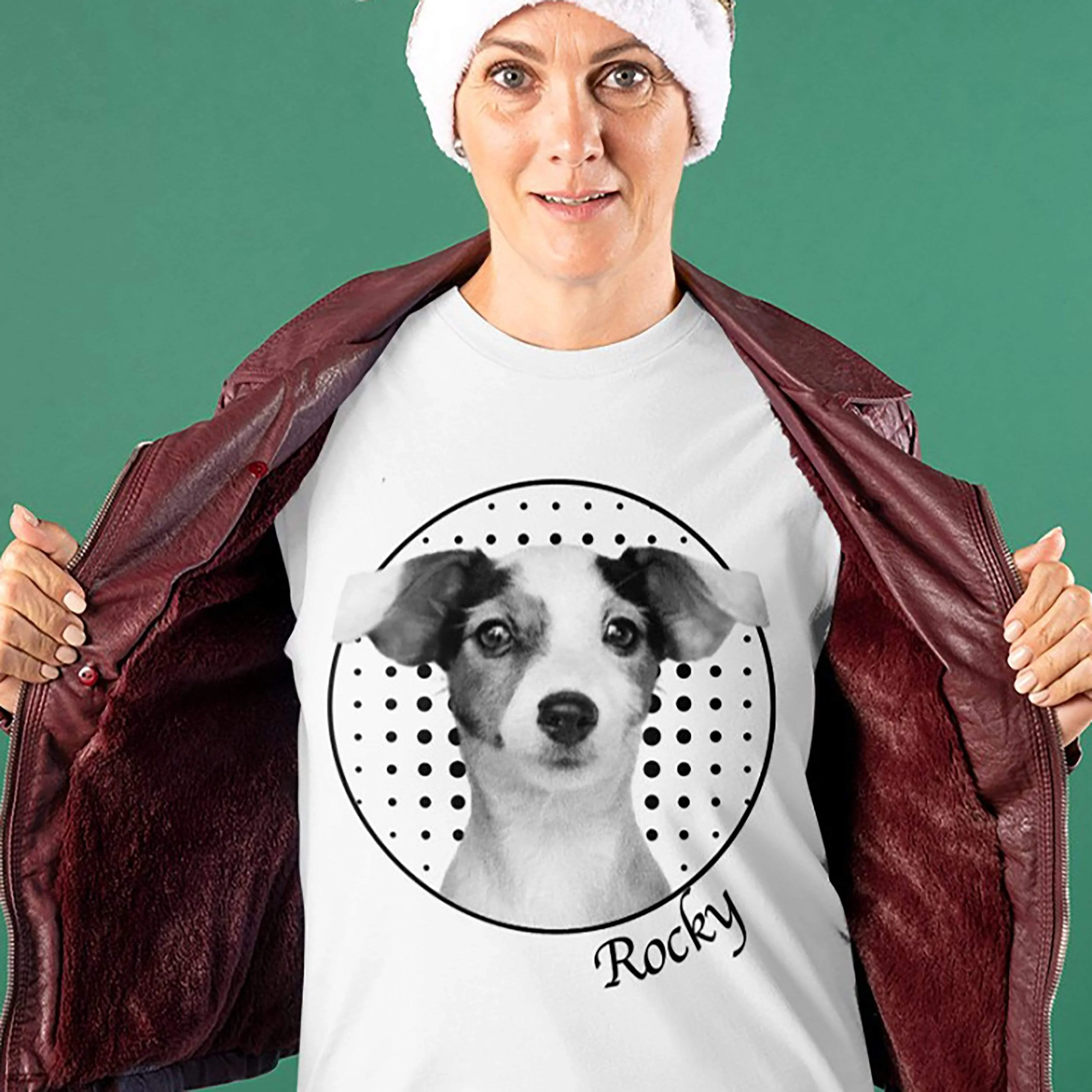 Custom Dog Cat Photo T Shirt, SG02 - Image 3