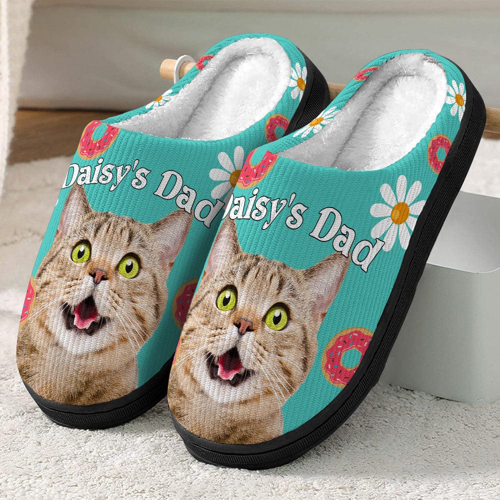 Plush Slippers Dog Cat Upload Photo And Custom Name 888683 N369 54298 HN590 - Image 5