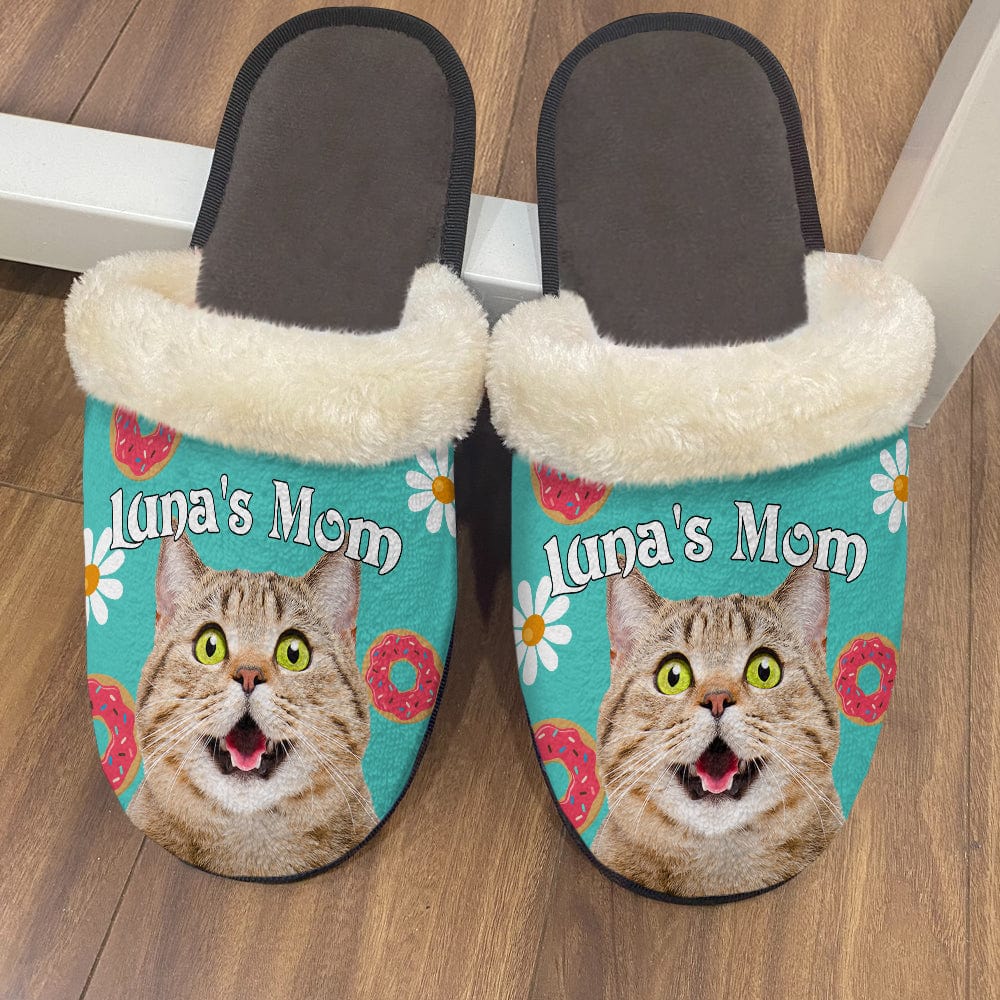 Plush Slippers Dog Cat Upload Photo And Custom Name 888683 N369 54298 HN590 - Image 6