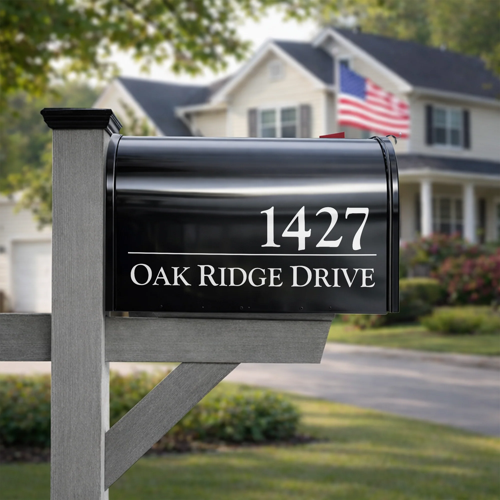 Personalized Address Mailbox Decal TH10 898565 - Image 4