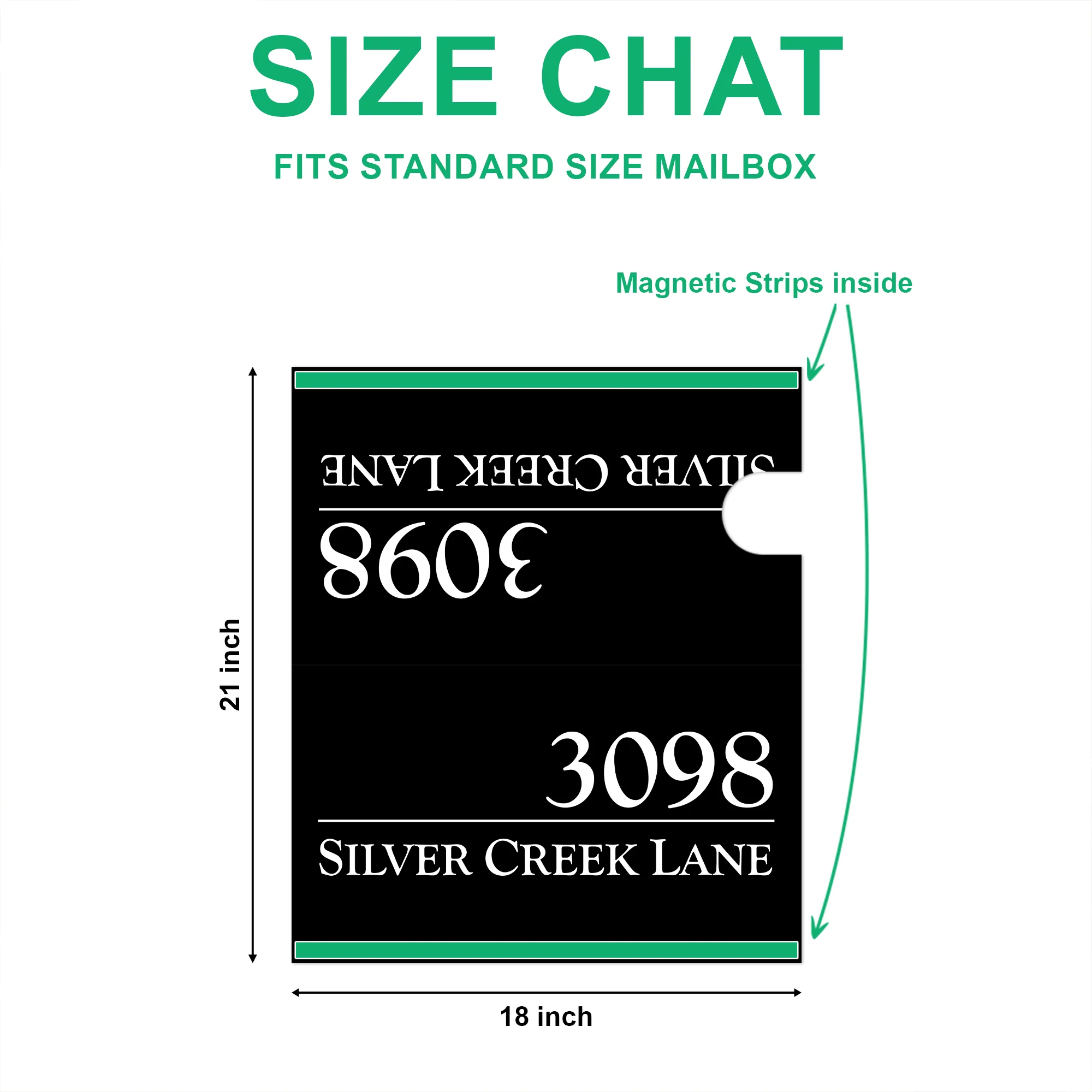 Personalized Address Mailbox Decal TH10 898565 - Image 6