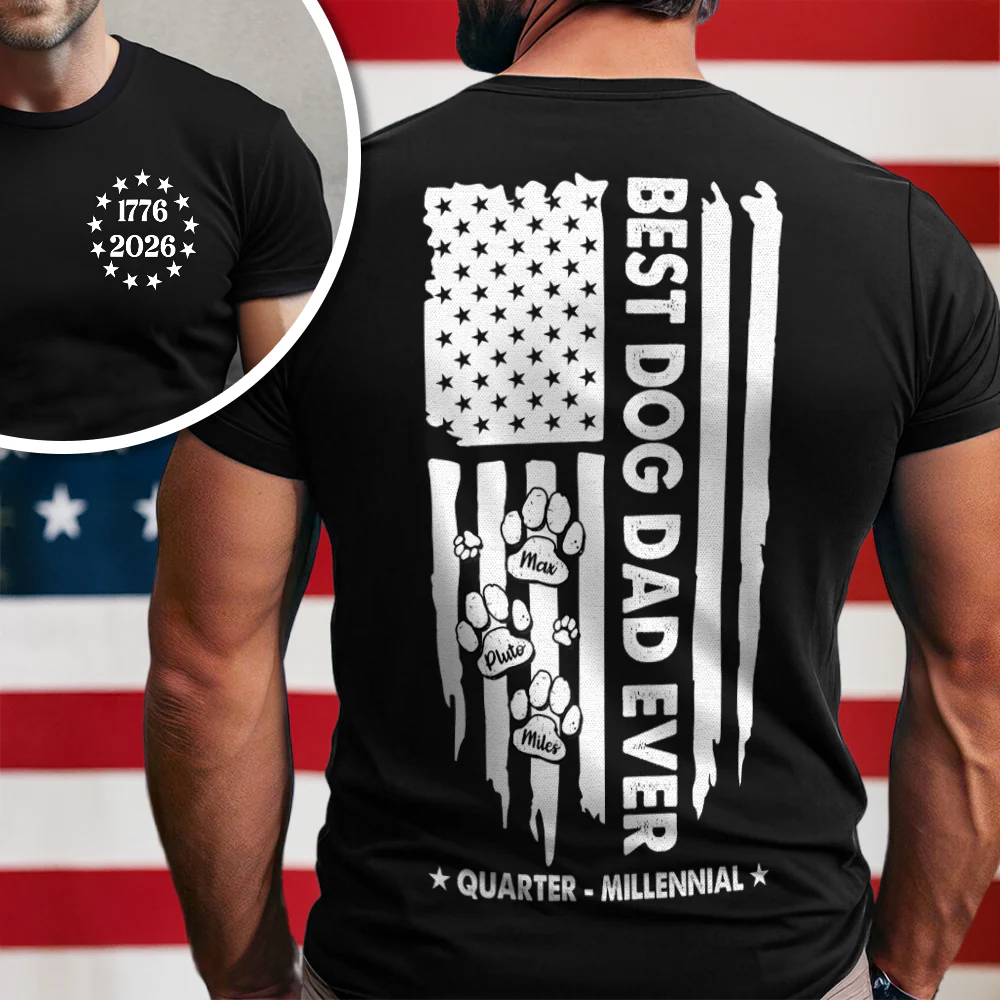 Personalized Faith Family & Freedom Back & Front Dark Shirt Custom Gift For Family LM32 899077 - Image 4