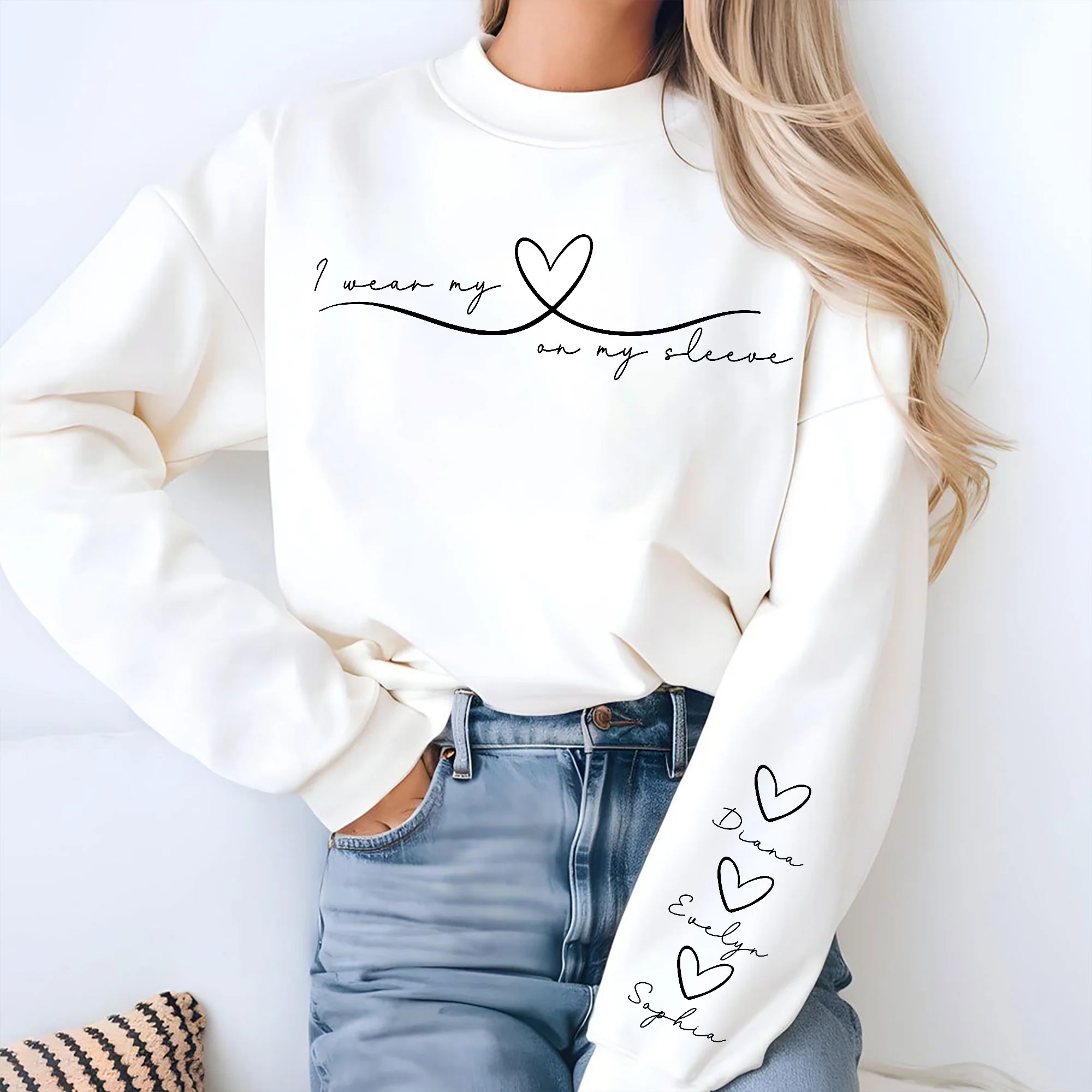 Personalized I Wear My Heart On My Sleeve Gift For Mom LM32 899093 - Image 7