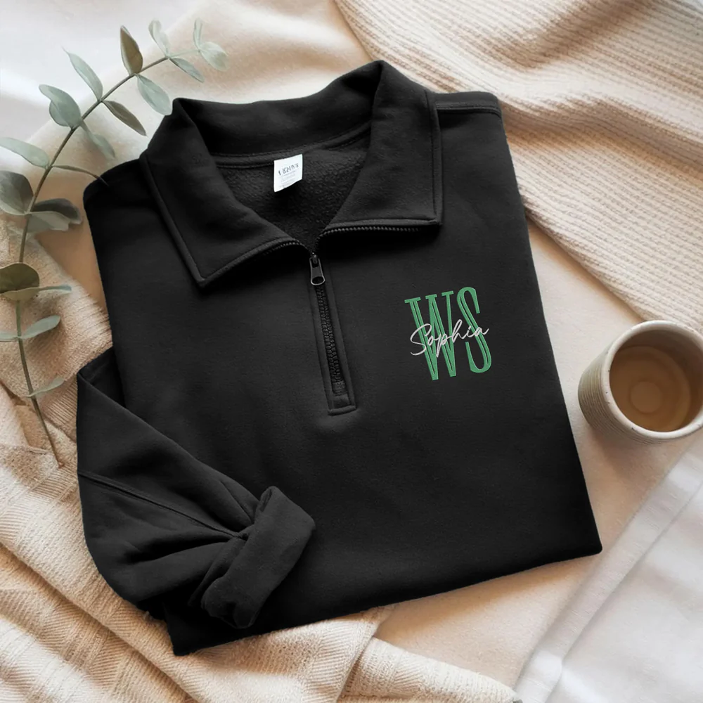 Personalized Nurse Job Title Quarter Zip Sweatshirt Gift For Nurse LM32 899125 - Image 4