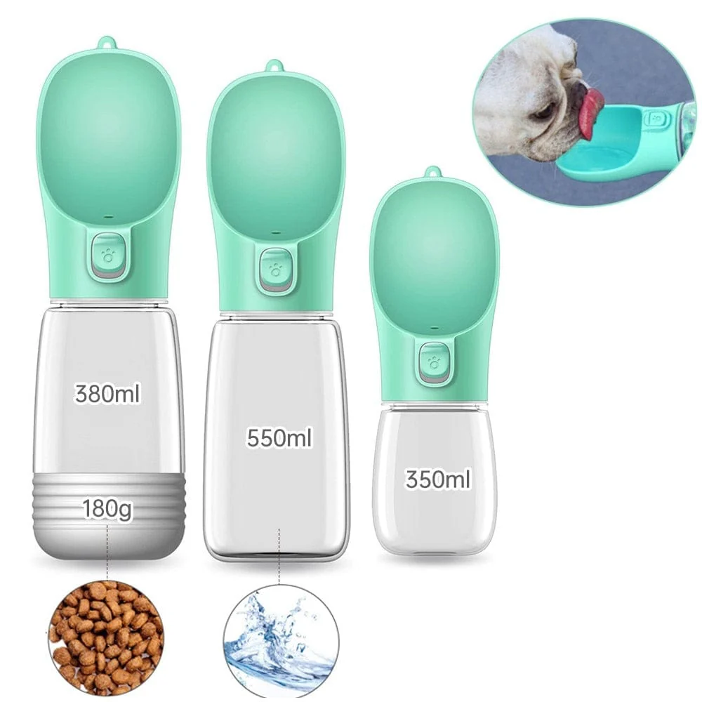Portable Dog Water Food Container Bottle
