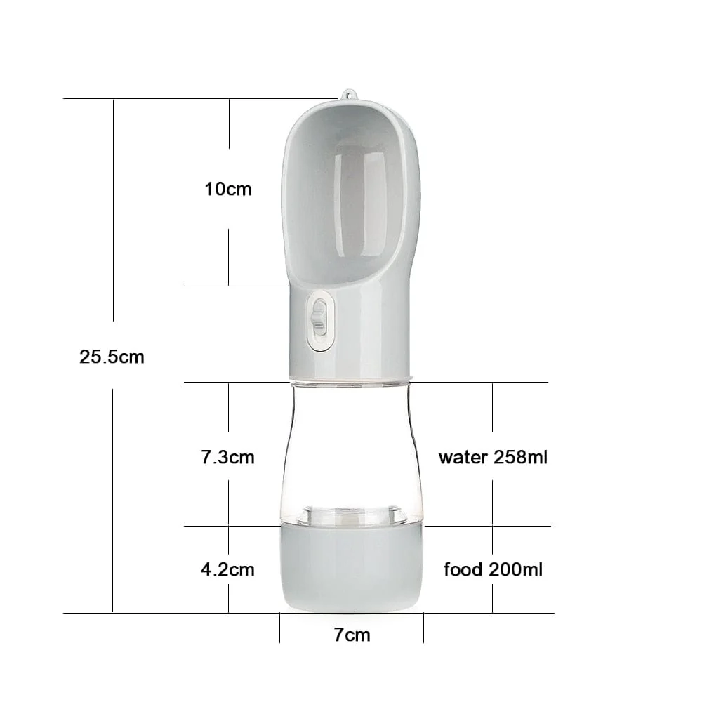 Portable Dog Water Food Container Bottle - Image 3