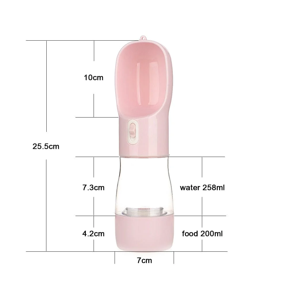 Portable Dog Water Food Container Bottle - Image 5