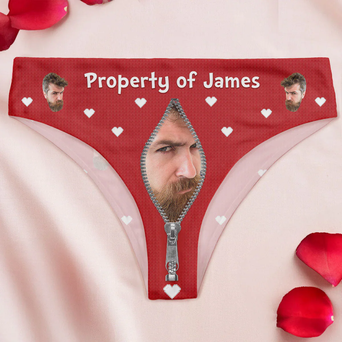 Property Of Anniversary Gift For Wife - Personalized Photo Women's Low-waisted Brief 642811 - Image 5