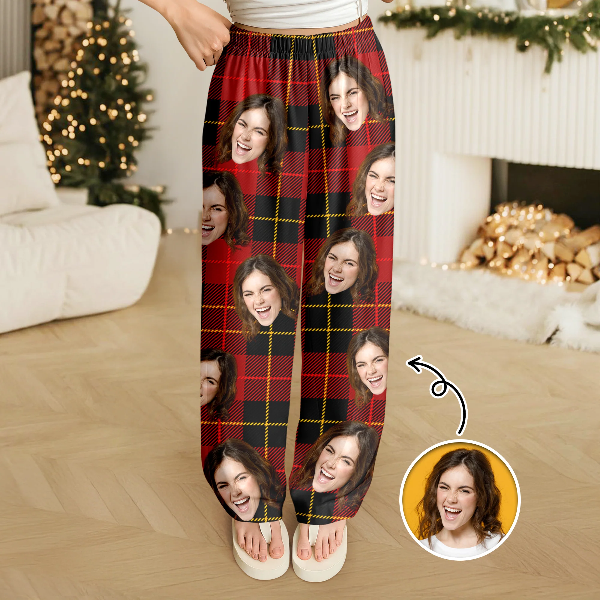 Custom Face Photo Sweatpants Gift For Christmas HO82 894952 - Image 9