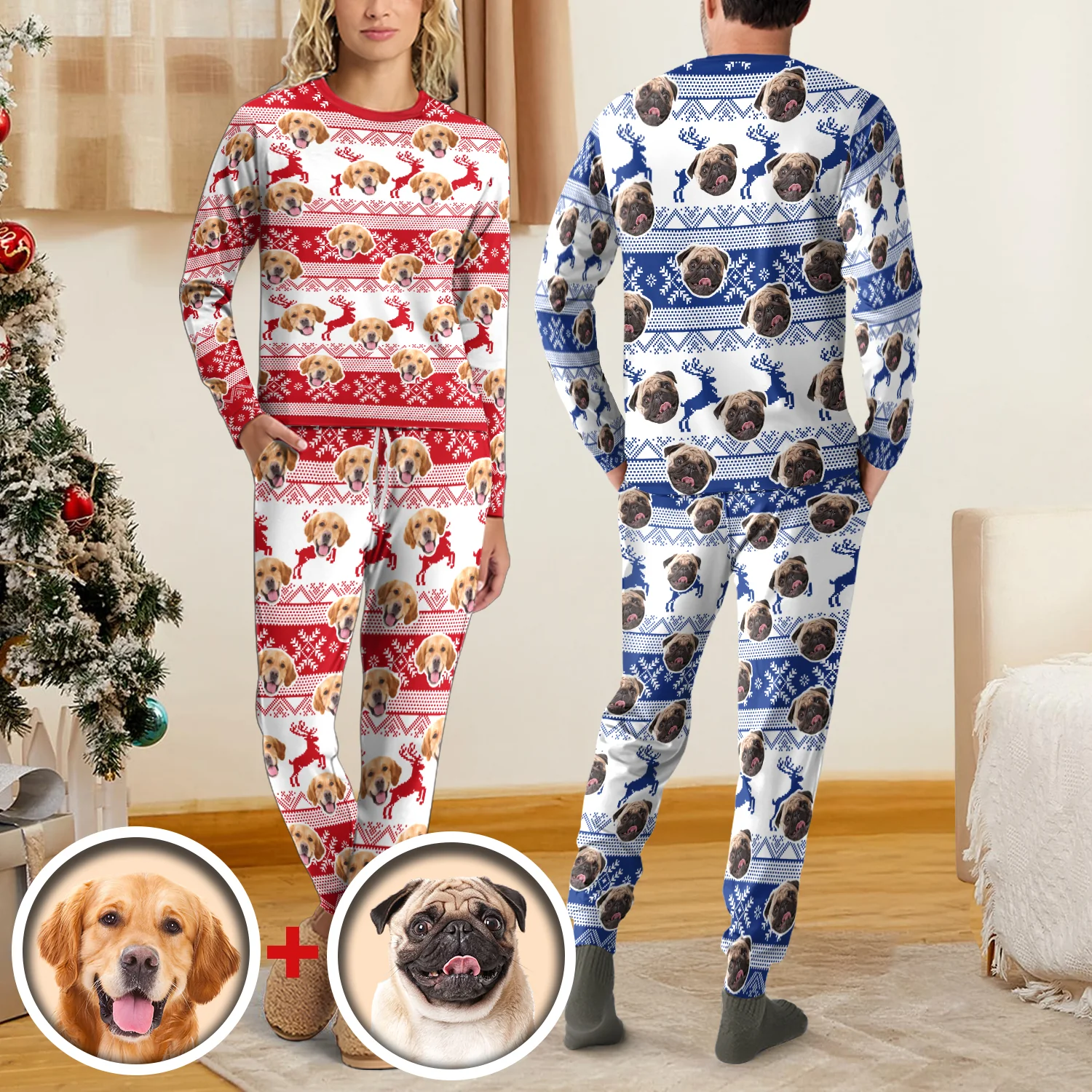 Custom Photo Christmas Dog Sleepwear Xmas Fun HO82 900152 - Image 5