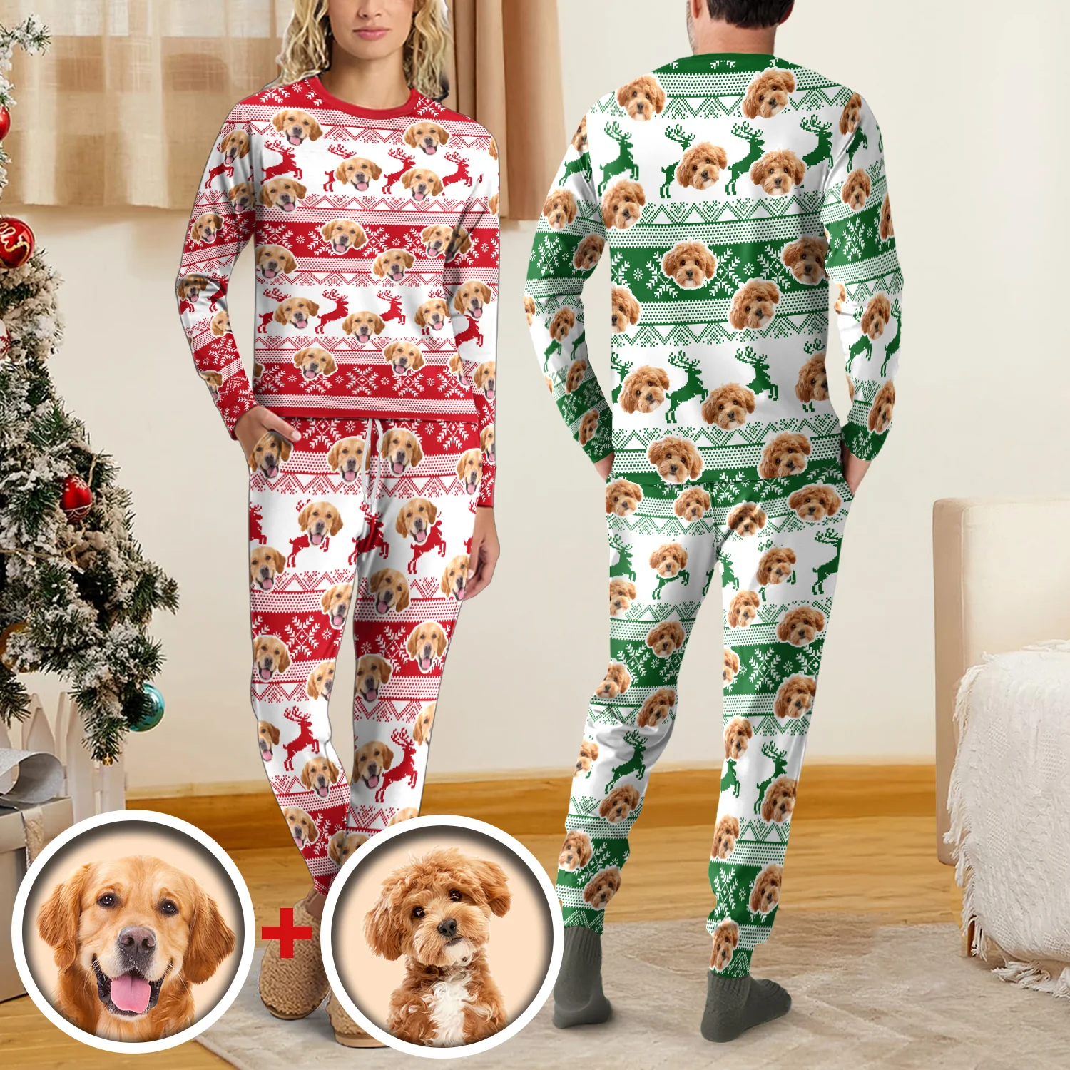 Custom Photo Christmas Dog Sleepwear Xmas Fun HO82 900152 - Image 6