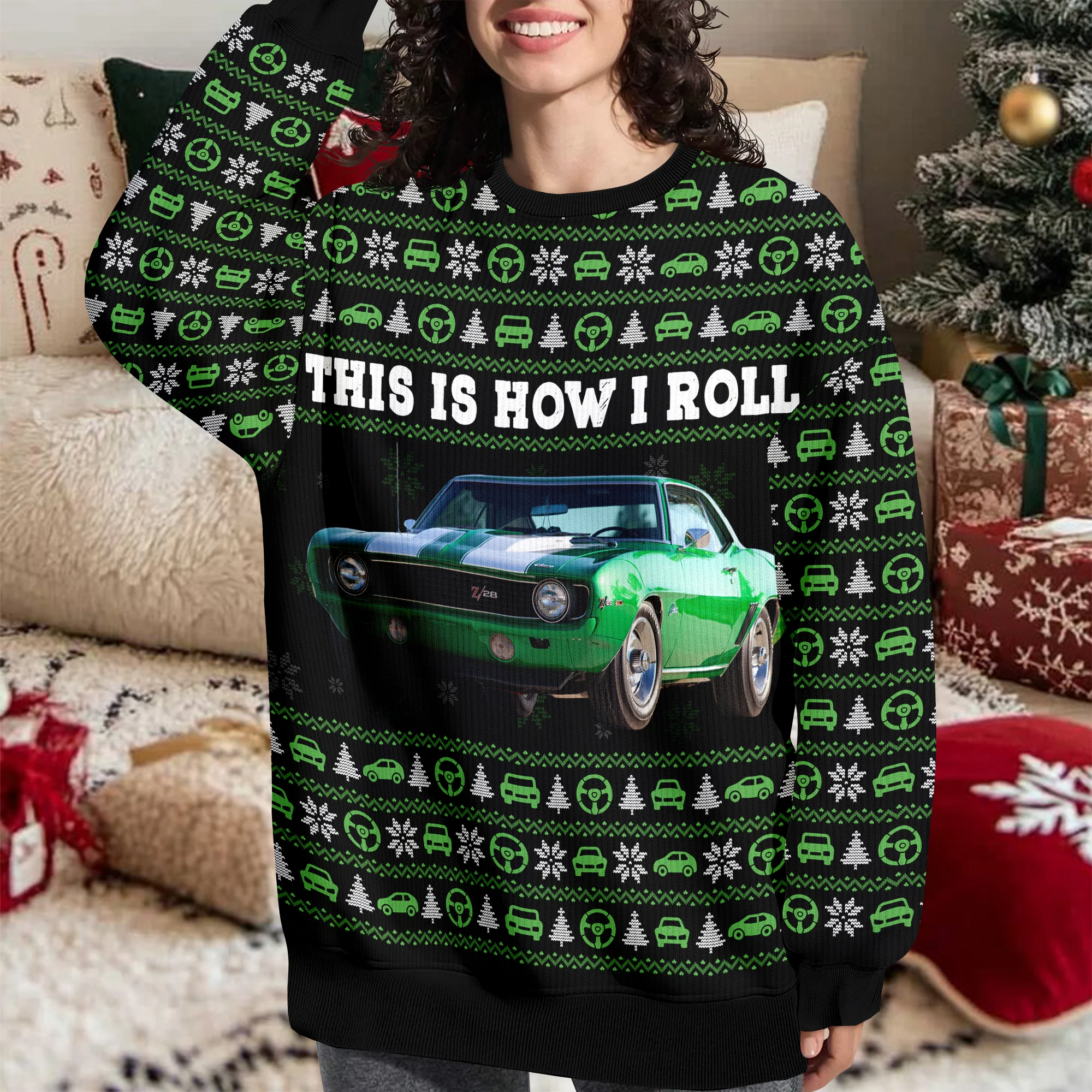 Custom Photo This Is How I Roll Christmas Ugly Sweater CH07 896680 - Image 6
