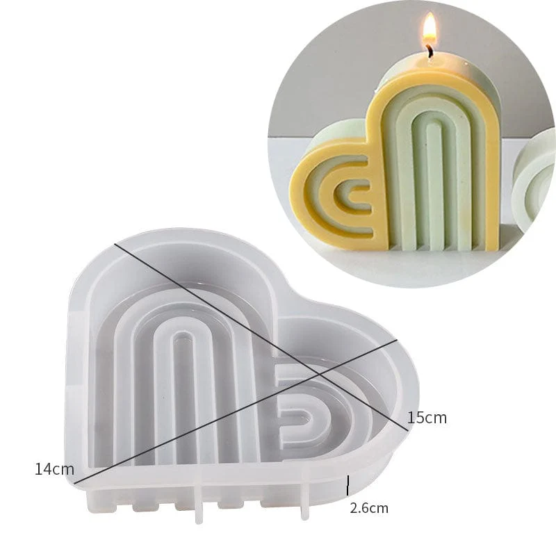 Rainbow Arch Candle Silicone Mold - Image 10