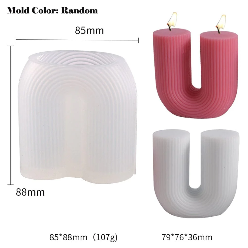 Rainbow Arch Candle Silicone Mold - Image 11