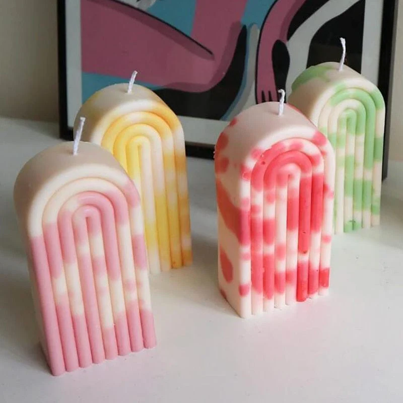 Rainbow Arch Candle Silicone Mold - Image 12