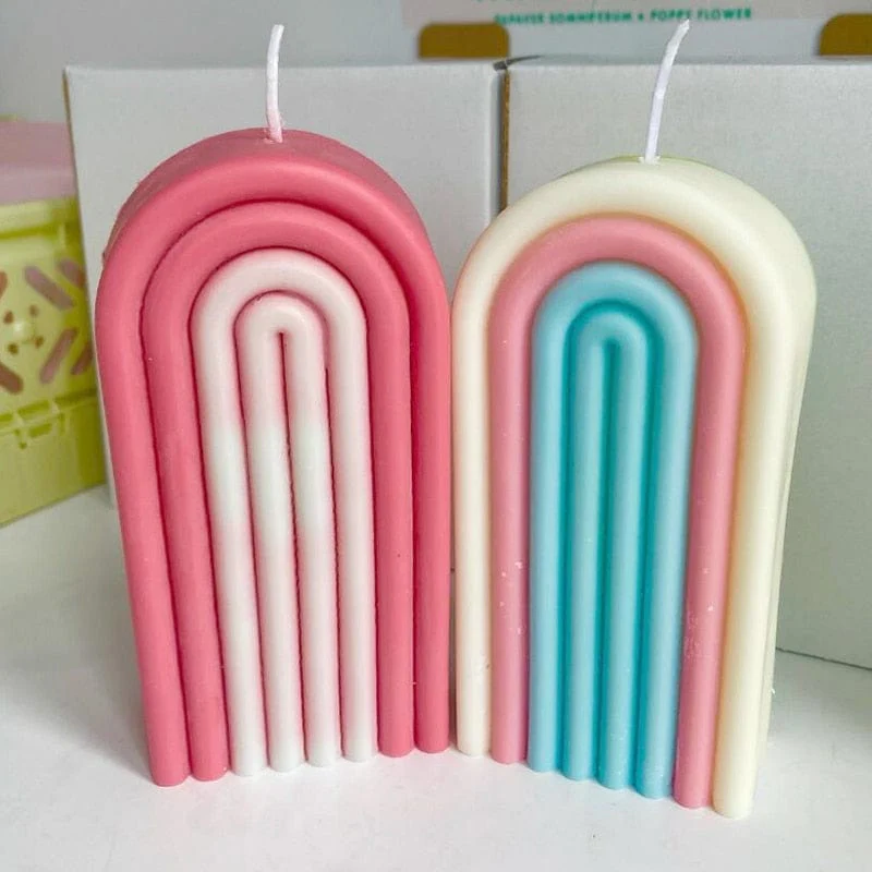 Rainbow Arch Candle Silicone Mold - Image 14