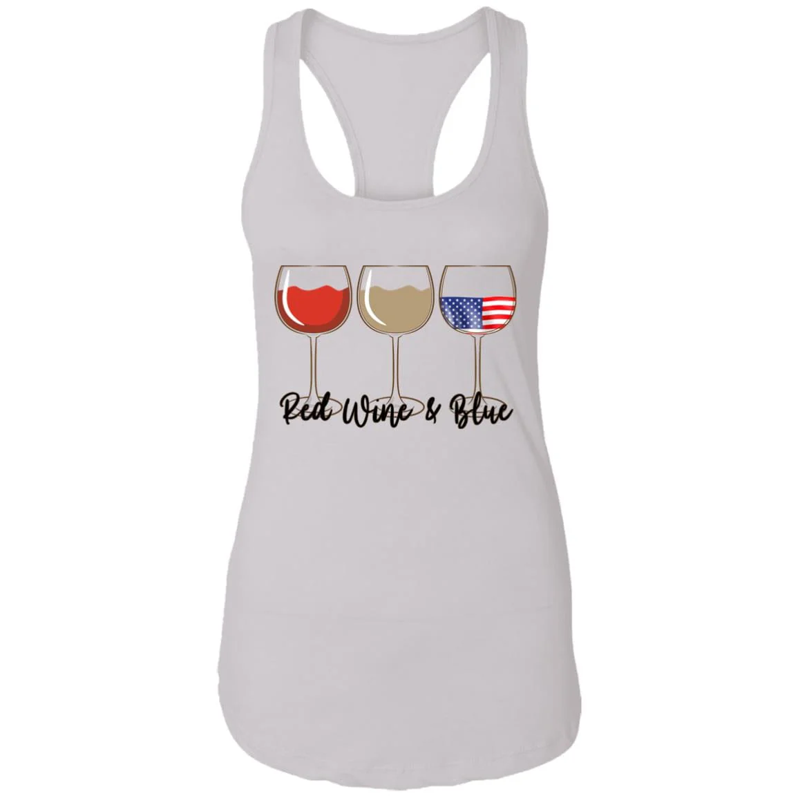Red Wine Blue 4th of July Patriotic Shirt H398 - Image 3