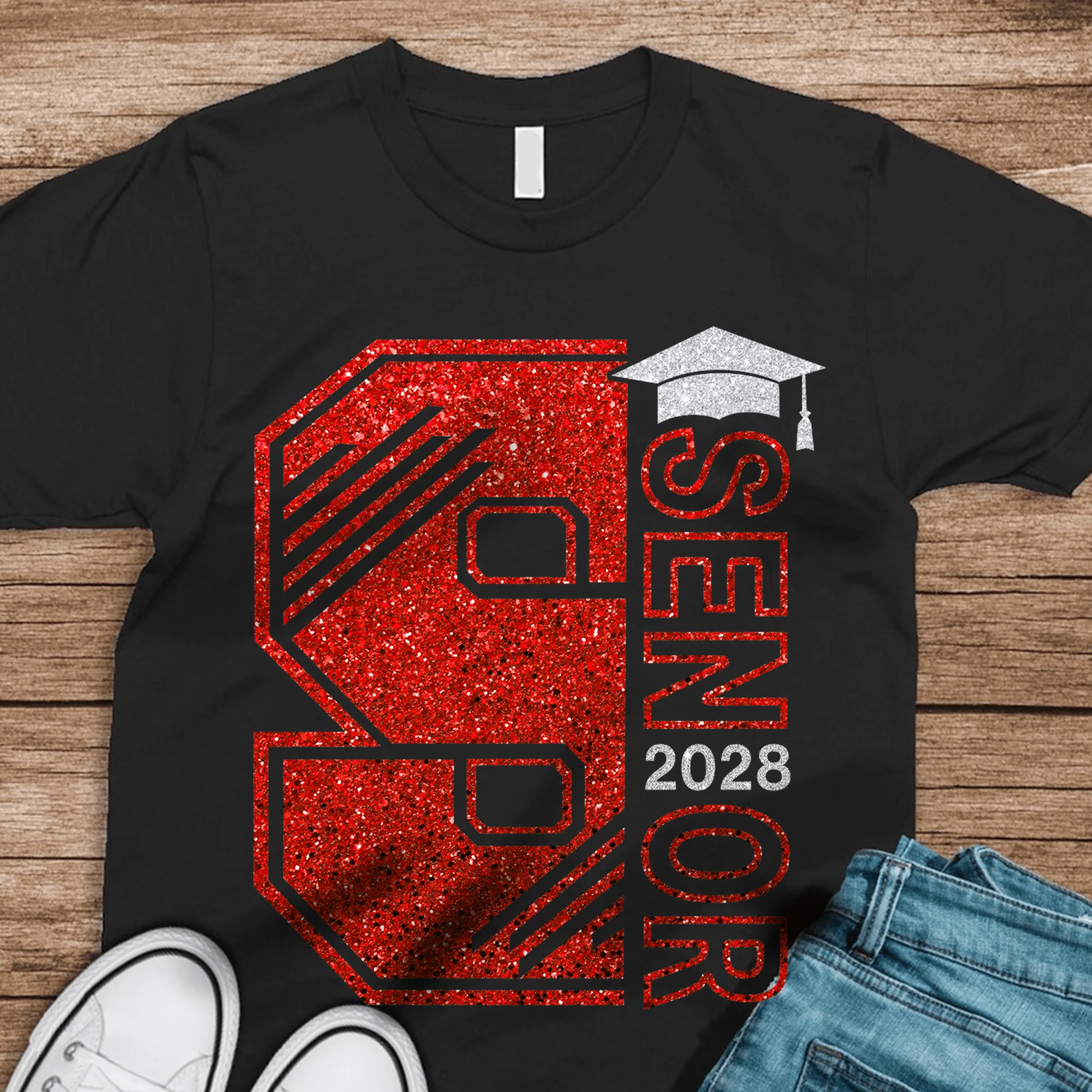 S is for Senior Graduation Shirt HN590 891894 - Image 20