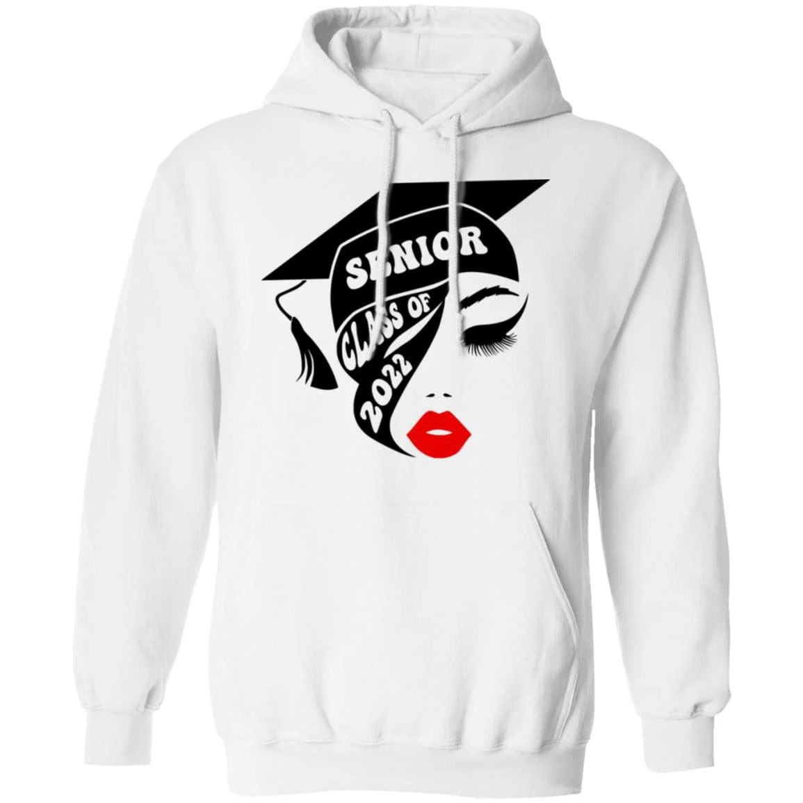 Senior class of 2022 girl face shirt - Image 2