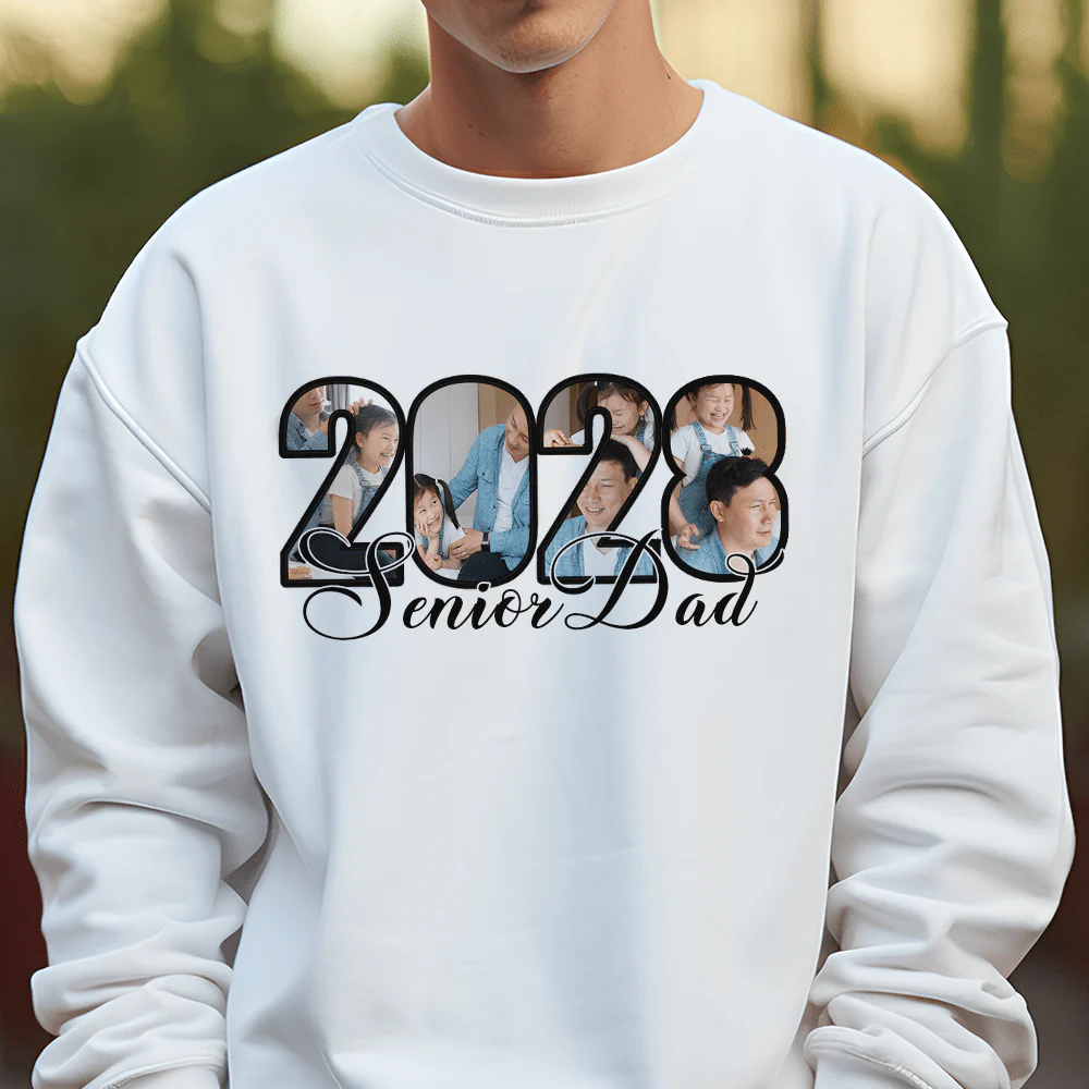 Senior Mom, Senior Dad Upload Photo Graduation Shirt 890645 - Image 7