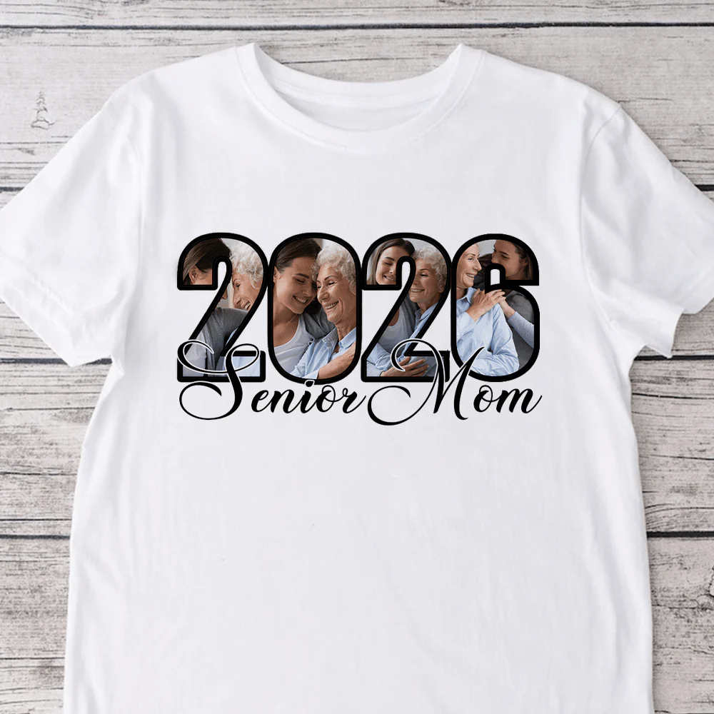 Senior Mom, Senior Dad Upload Photo Graduation Shirt 890645 - Image 9