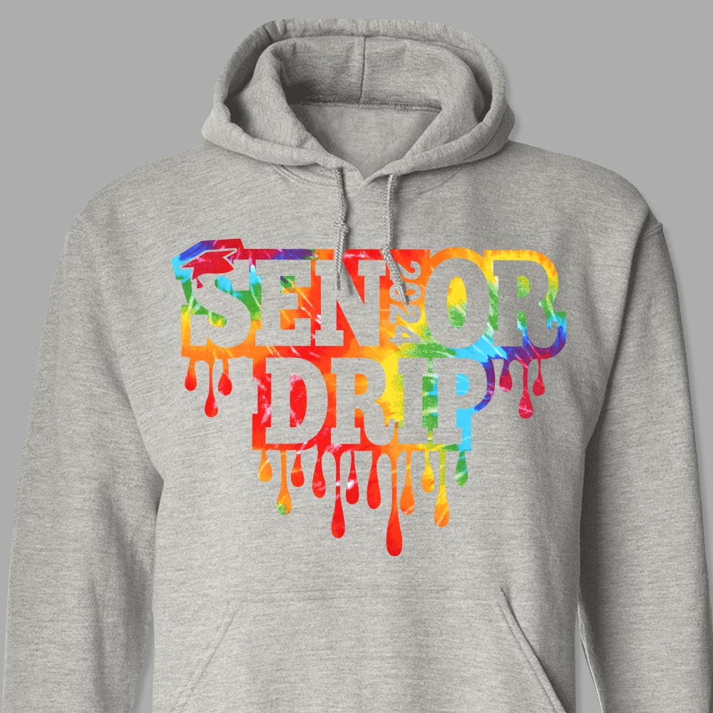 Senior Drip Class of 2024 Graduation Shirt - Image 5