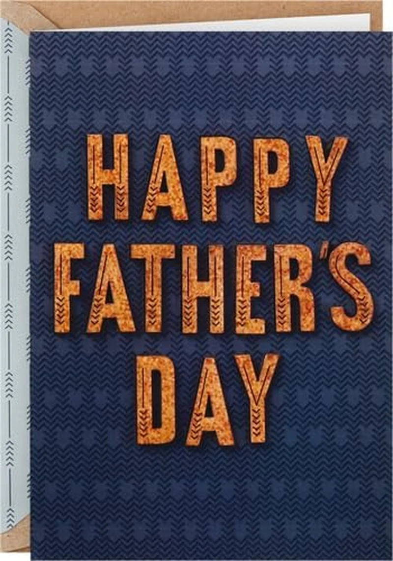 Signature Father'S Day Card (Cork Lettering, Thankful for You) (799FFW9652) - Image 2