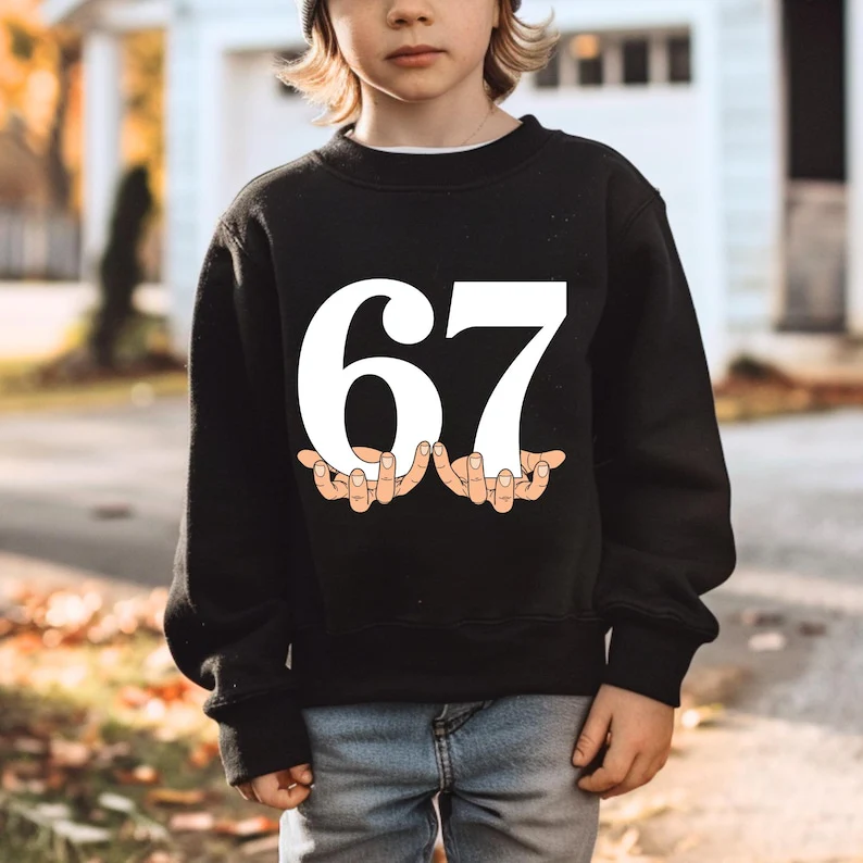 Six Seven 6 7 Meme Sweatshirt TH10 896797 - Image 2