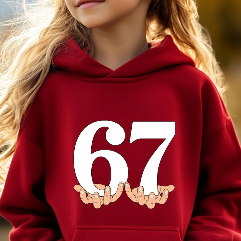 Six Seven 6 7 Meme Sweatshirt TH10 896797 - Image 3