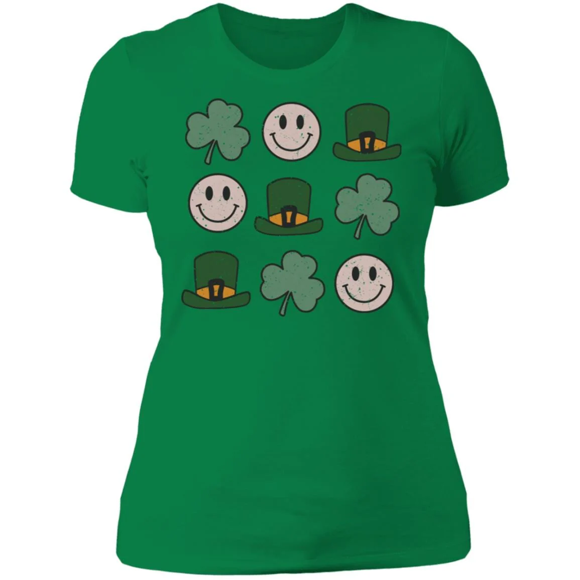St Patricks Smiley Shamrock Irish Shirt - Image 10
