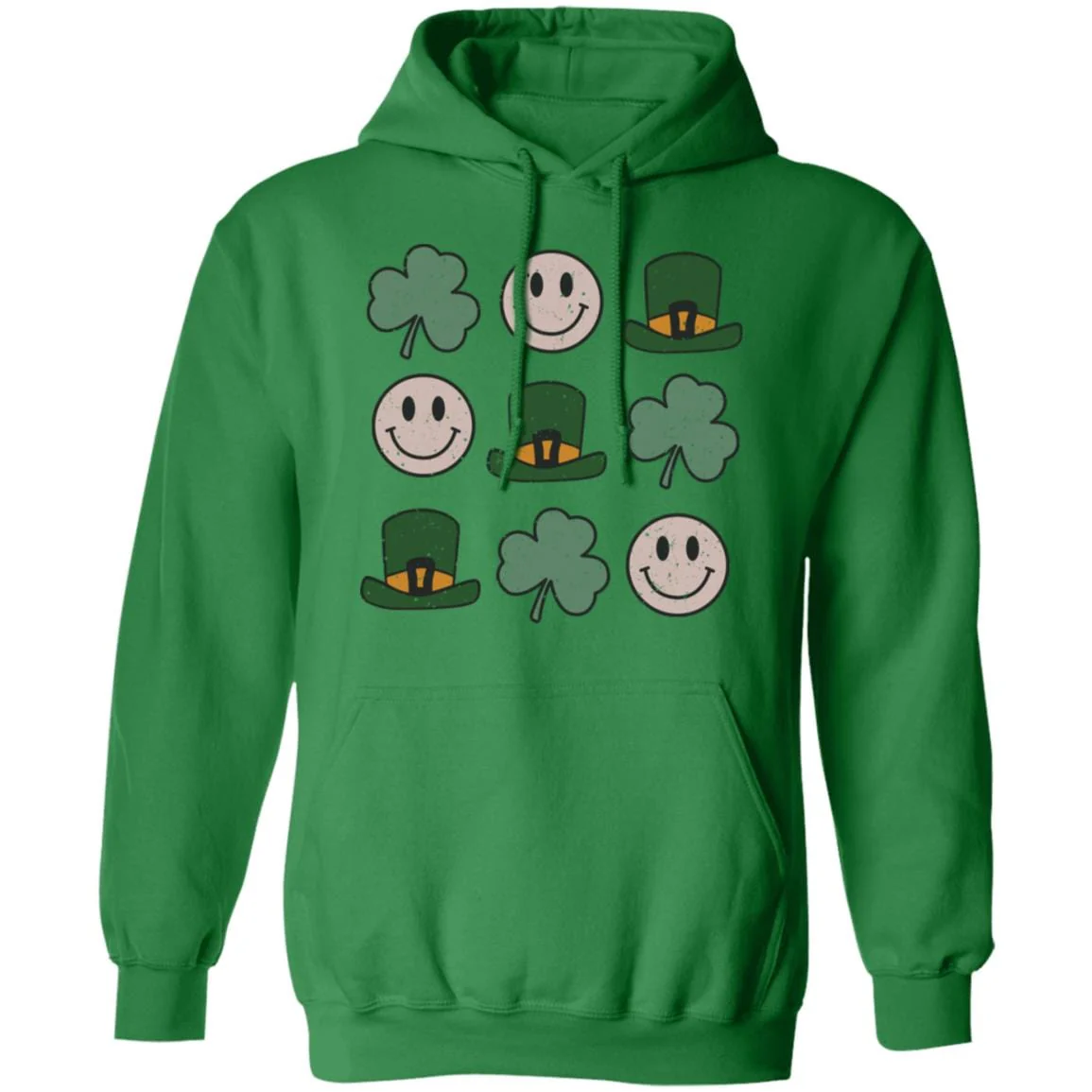 St Patricks Smiley Shamrock Irish Shirt - Image 3