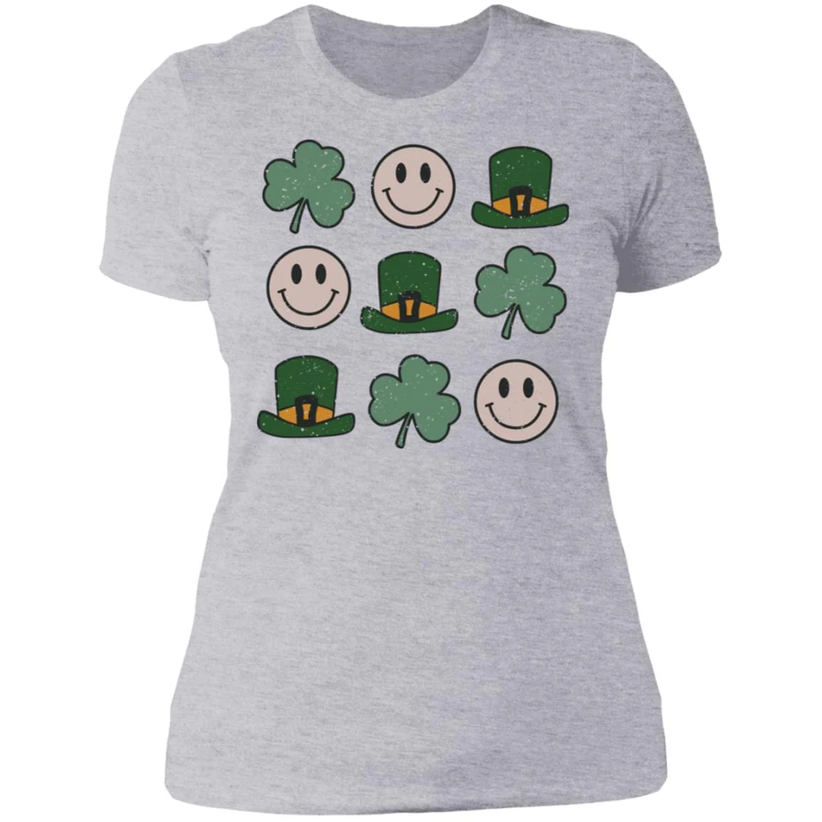 St Patricks Smiley Shamrock Irish Shirt - Image 9