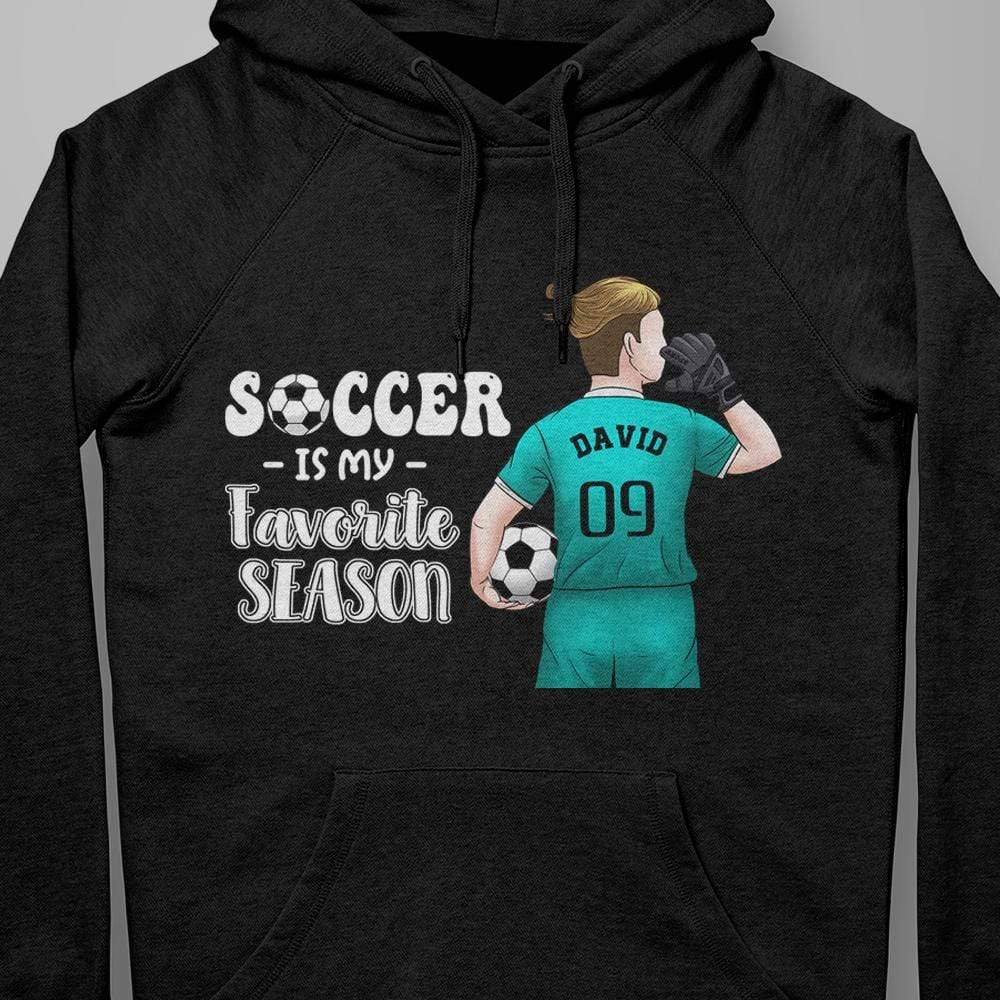 Soccer Is My Favorite Season Soccer Shirt - Image 2