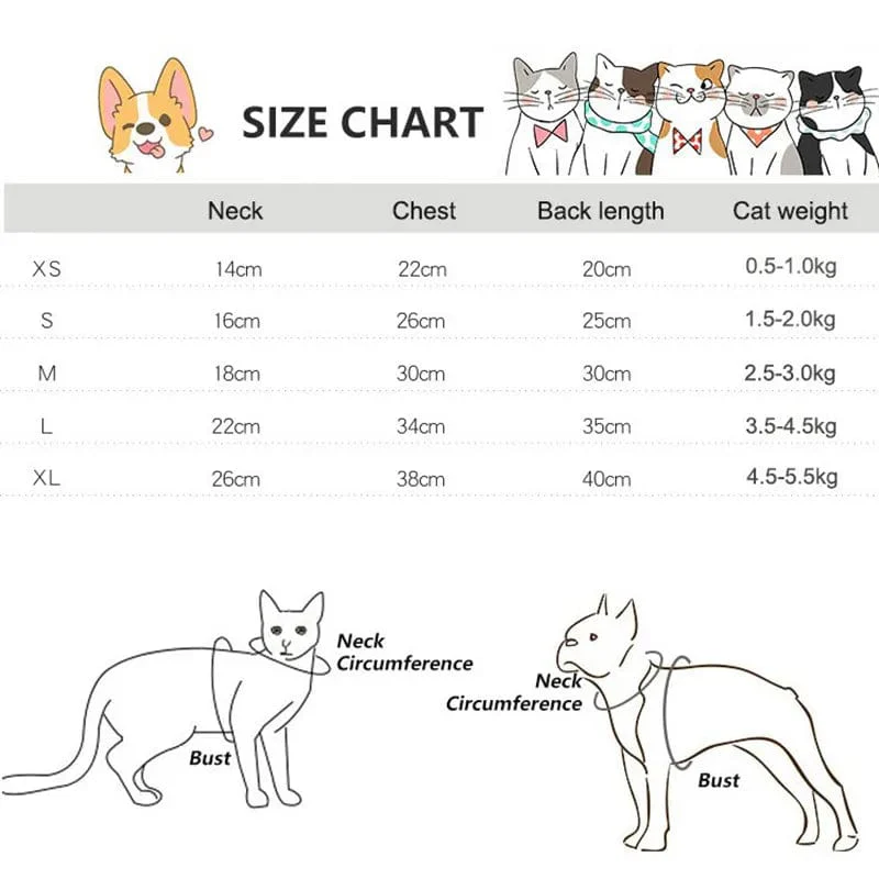 Sphynx Cat Clothes Cute Cotton Kitten Cat Jumpsuit Warm Cats Overalls Hoodies Costumes For Sphinx Devon Cat ropa para gato - Image 6