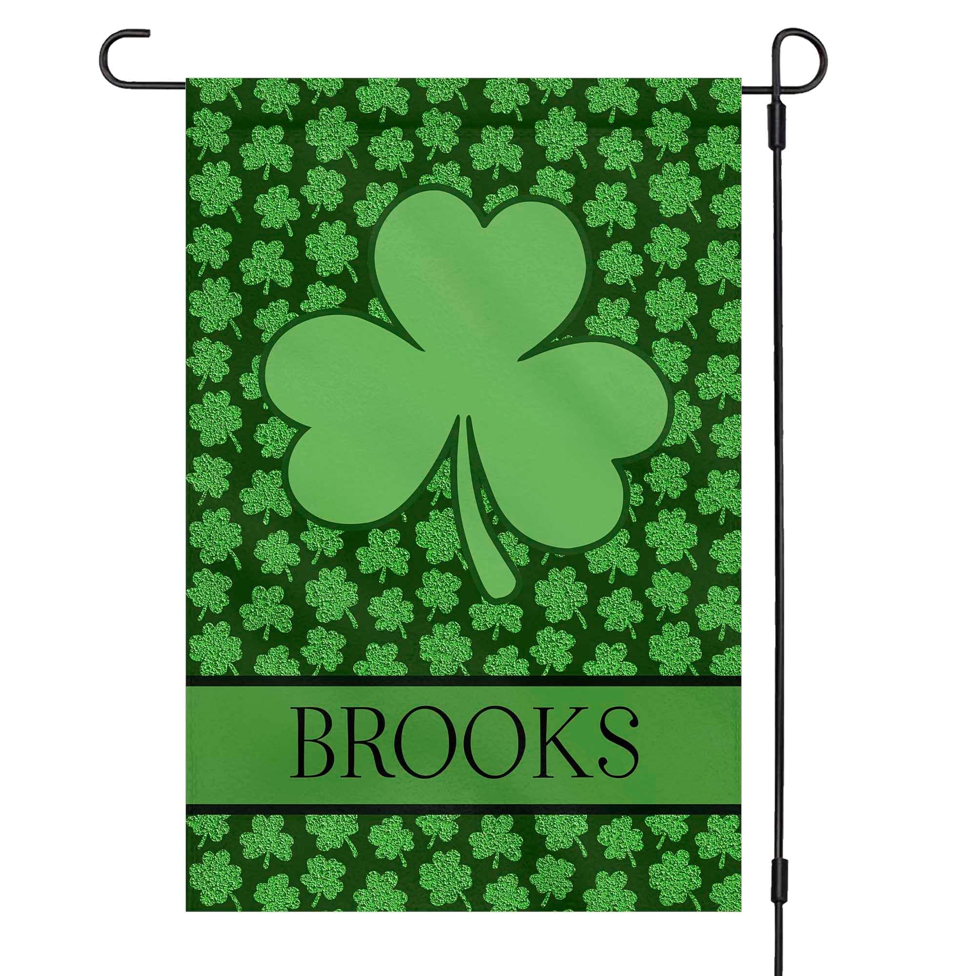 St. Patricks Day Custom Garden Flag
