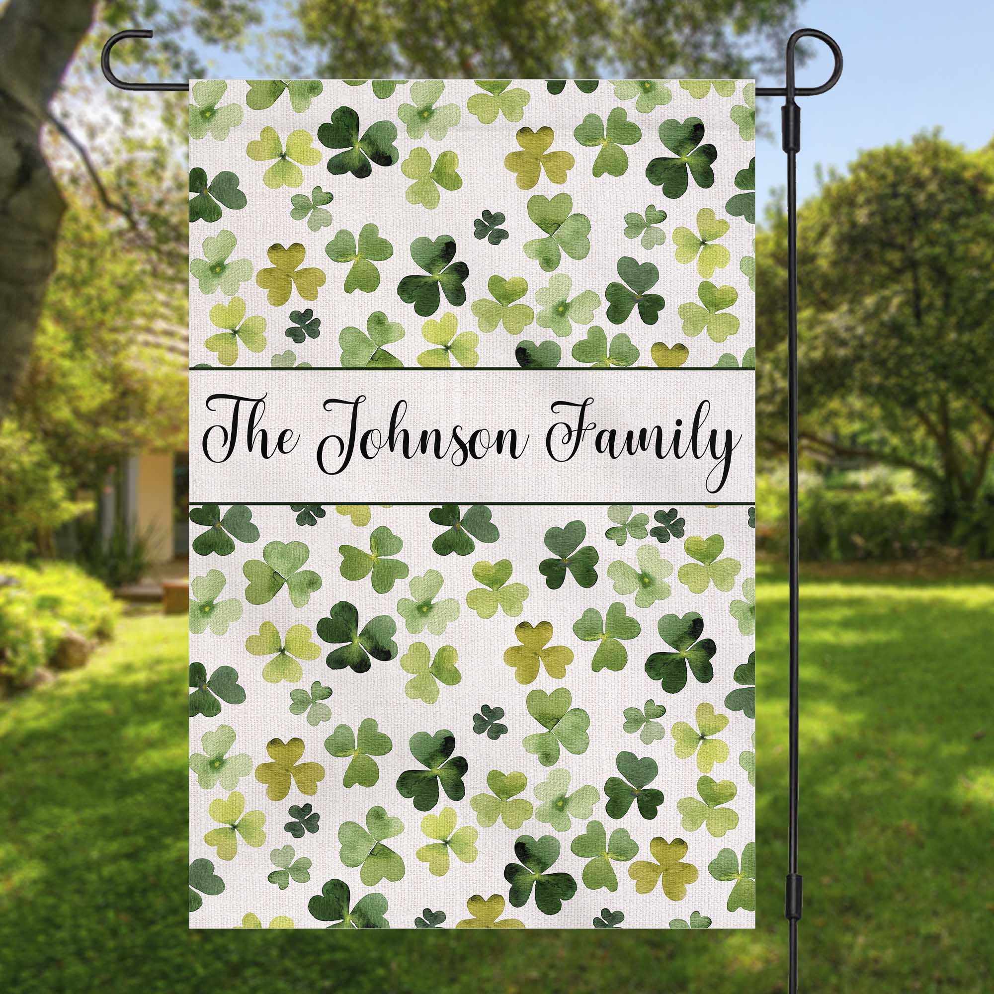 St. Patricks Day Custom Garden Flag H162 - Image 2