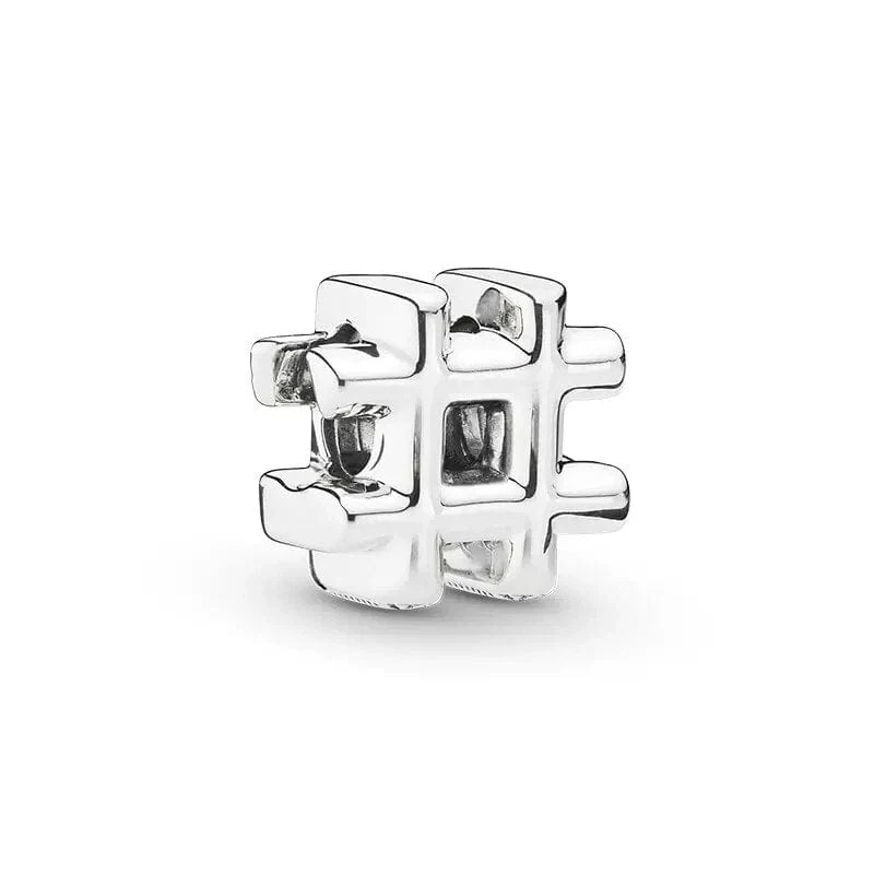 Sterling Silver Paw Print Infinity Charm - Image 17