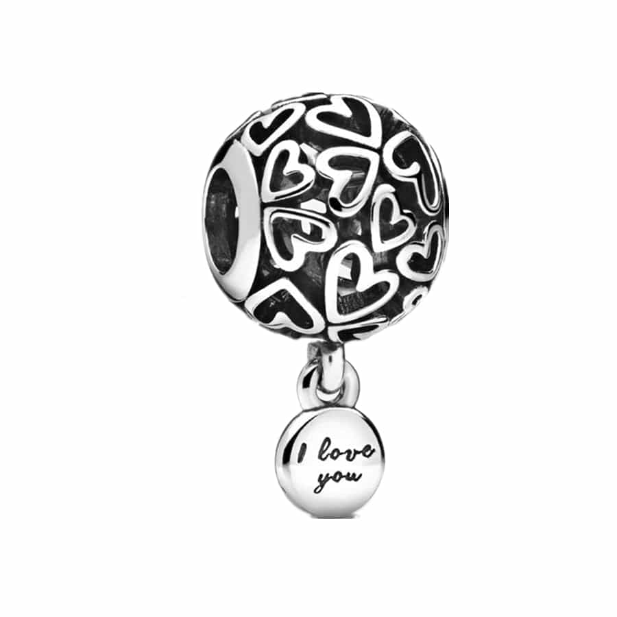 Sterling Silver Paw Print Infinity Charm - Image 3