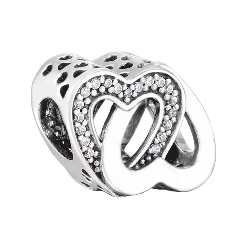 Sterling Silver Paw Print Infinity Charm - Image 32