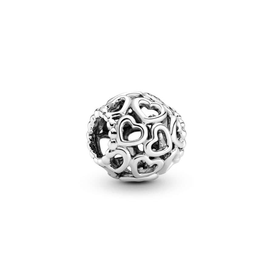 Sterling Silver Paw Print Infinity Charm - Image 36