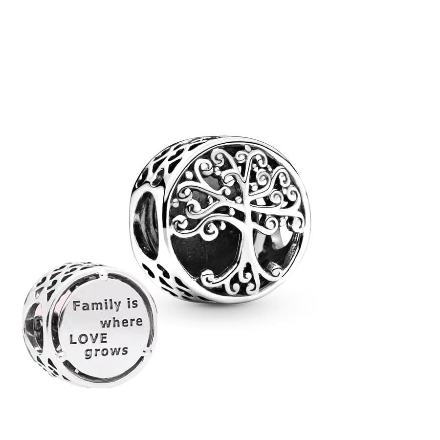 Sterling Silver Paw Print Infinity Charm - Image 40