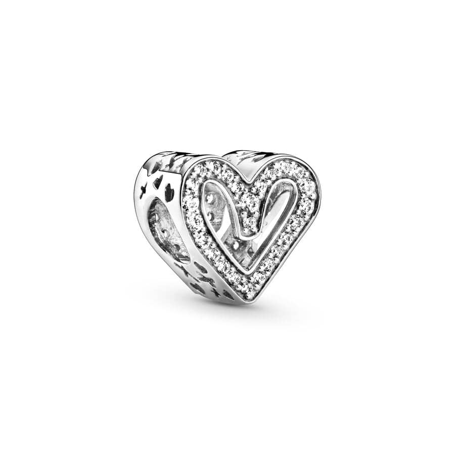 Sterling Silver Paw Print Infinity Charm - Image 8