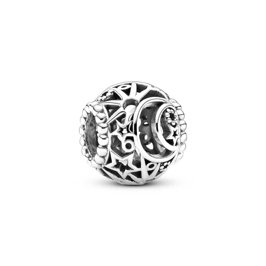 Sterling Silver Paw Print Infinity Charm - Image 9