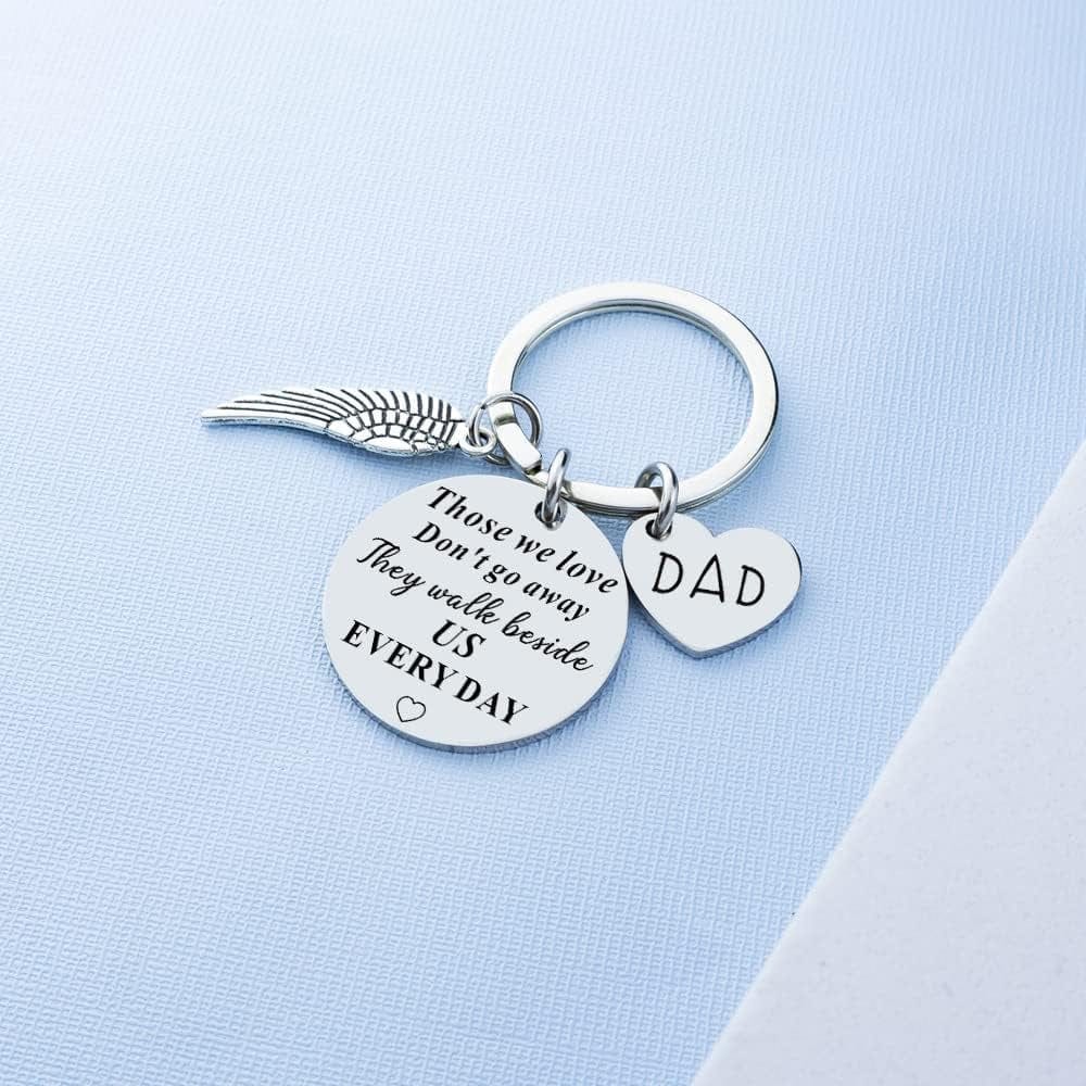 Sympathy Gifts for the Loss of Dad Mom, Bereavement Memorial Gifts-They Walk beside Us Every Day - Image 2