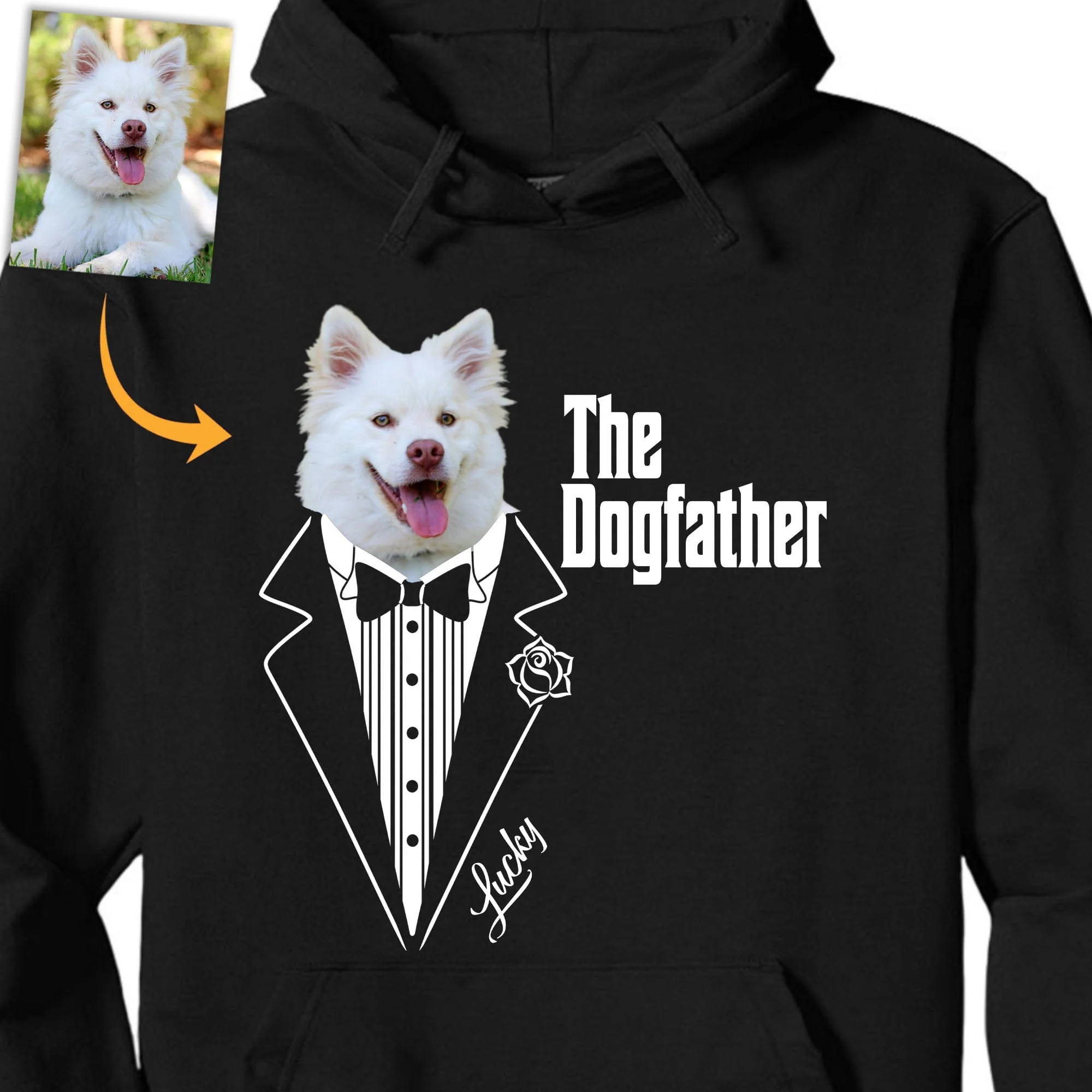 The Dog Father Personalized Custom Photo Dog Dad Shirt C468 892881 - Image 7