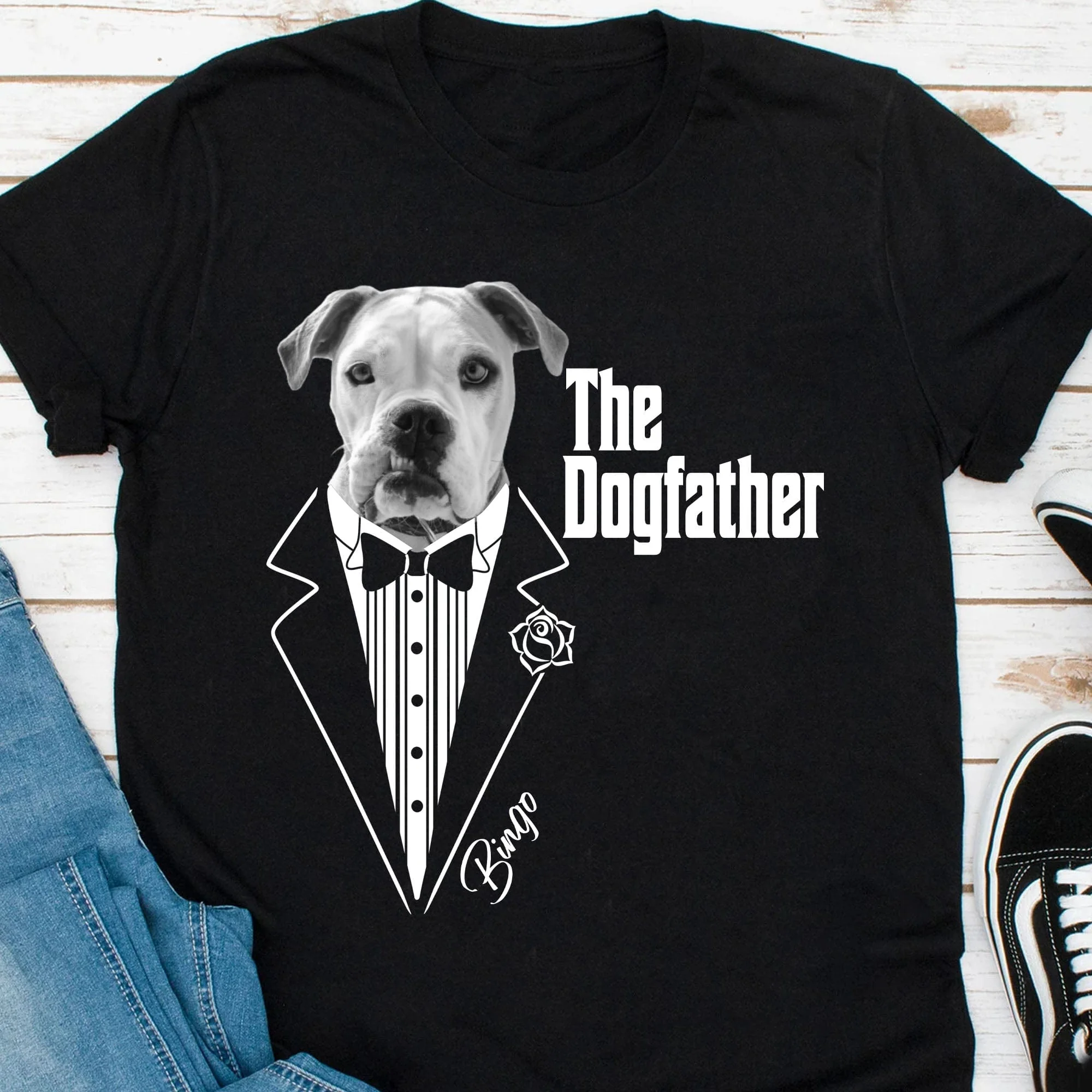 The Dog Father Personalized Custom Photo Dog Dad Shirt C468 892881 - Image 9