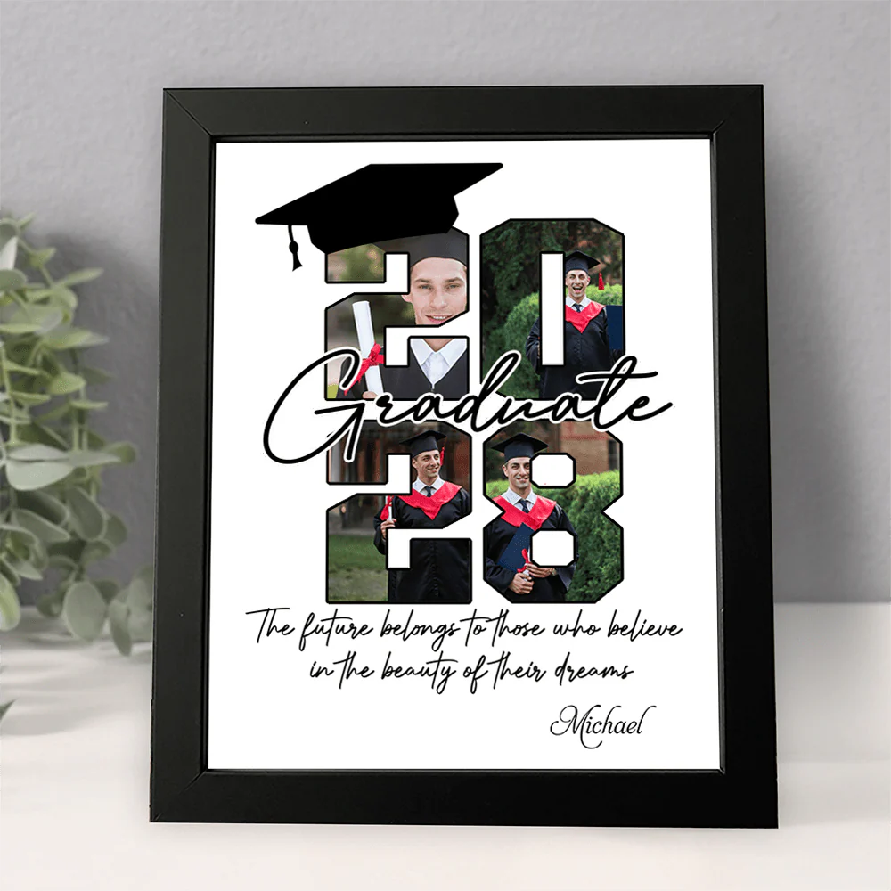 Custom Photo The Future Belongs To Graduation Picture Frame LM32 893097 - Image 5