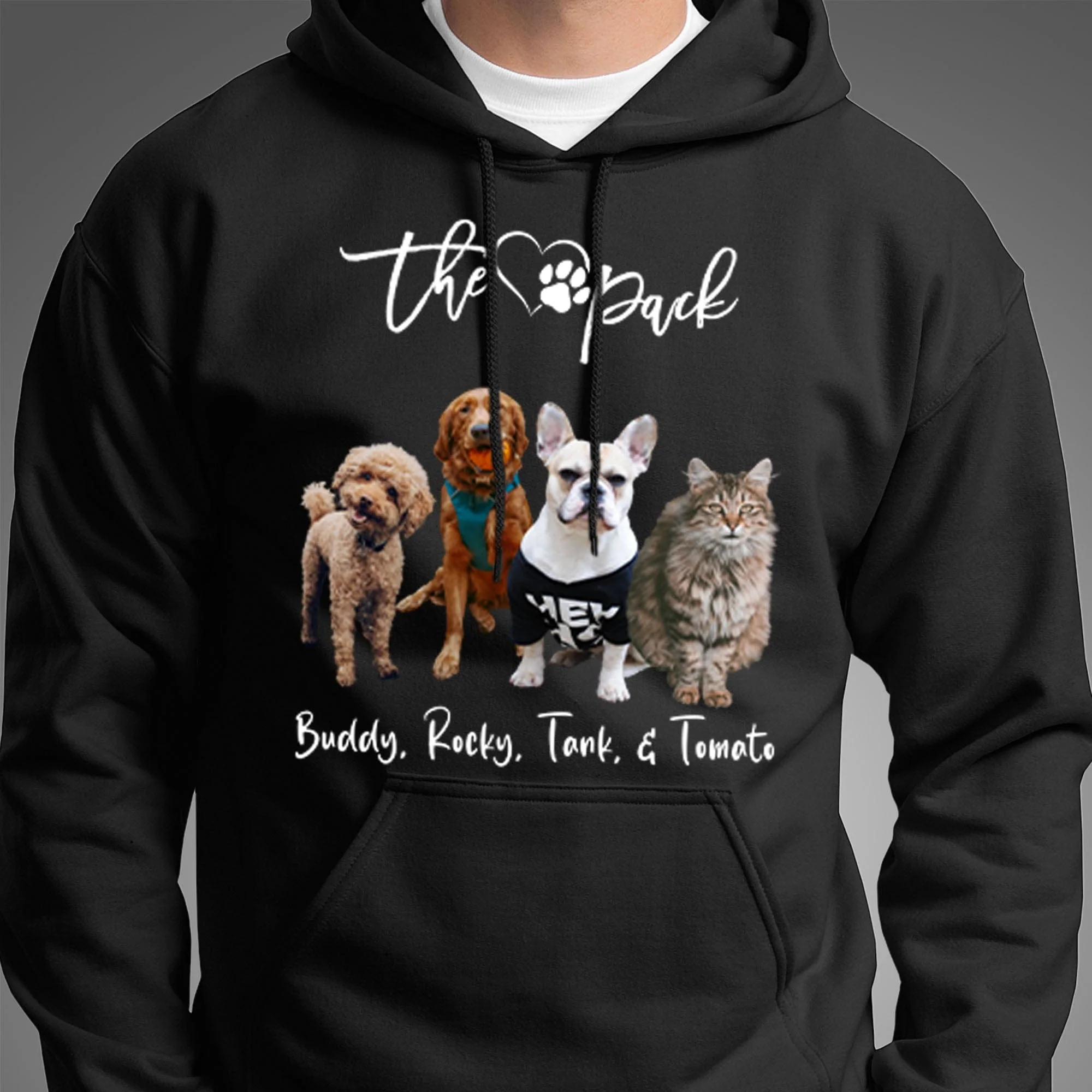 The Pack Dog Cat Photo Shirt C189 - Image 3